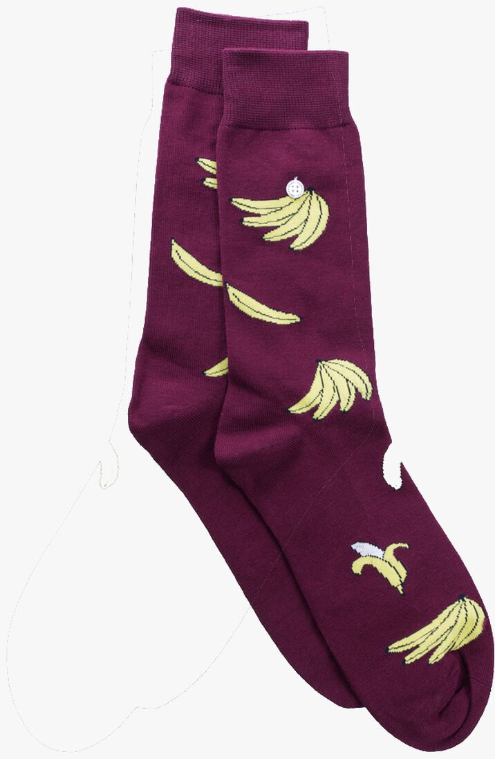 ALFREDO GONZALES rode alfredo gonzales sokken food - bananas