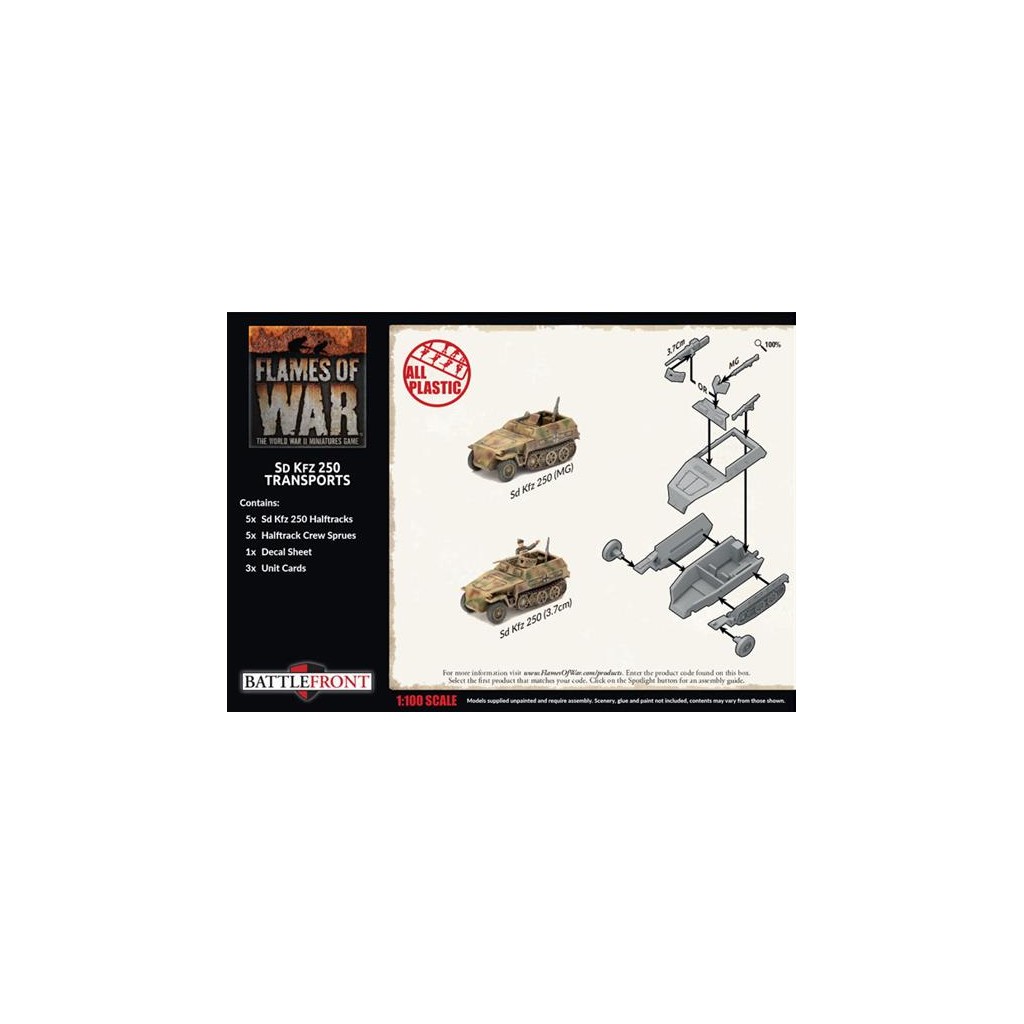 Flames of War - Sd Kfz 250 Transports