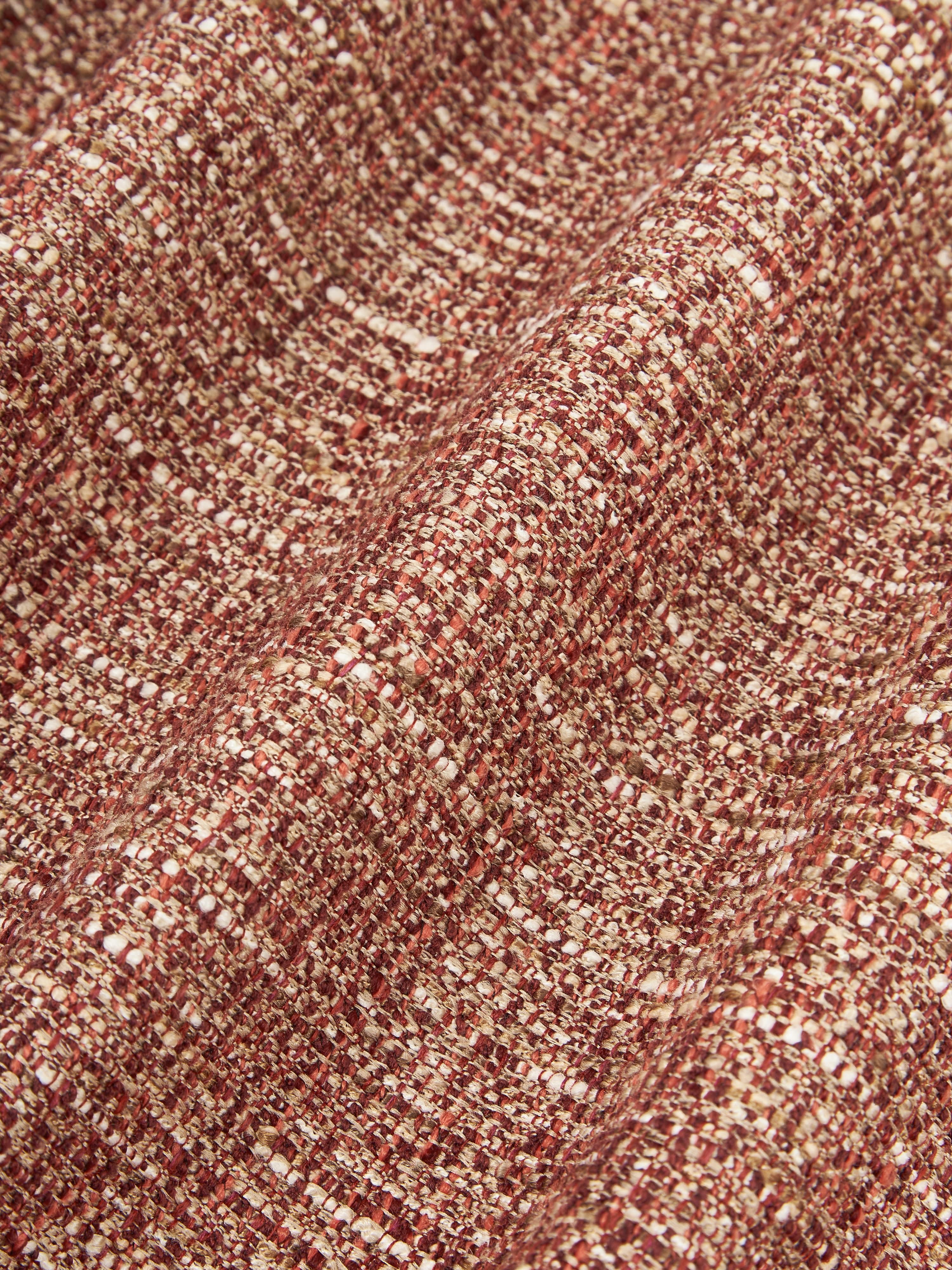 Bouclé kussenhoes Talea
