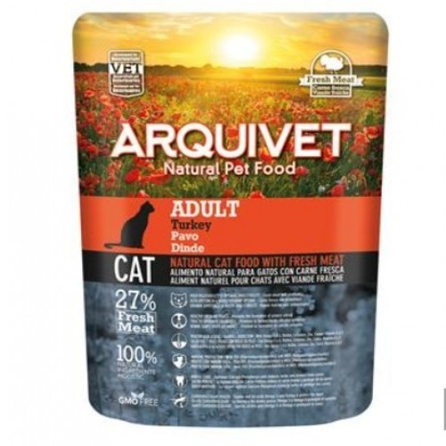 Ração para gatos adultos, sabor peru