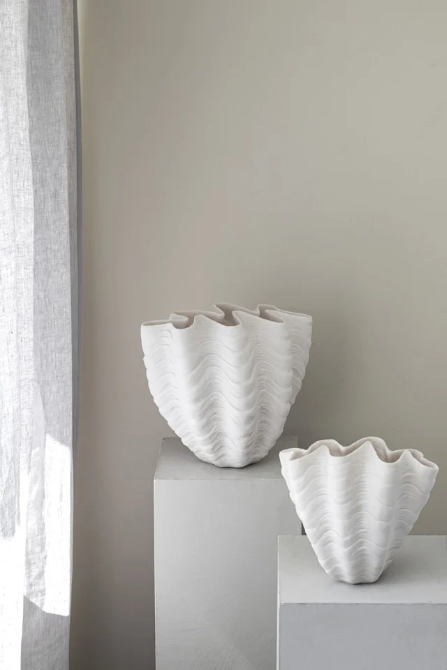Mette Ditmer - SHELL vase - Off-white - lille