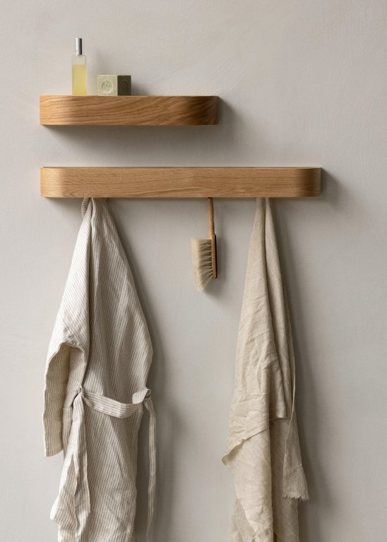 Audo Copenhagen Epoch 50 wandplank donker eiken/zwart