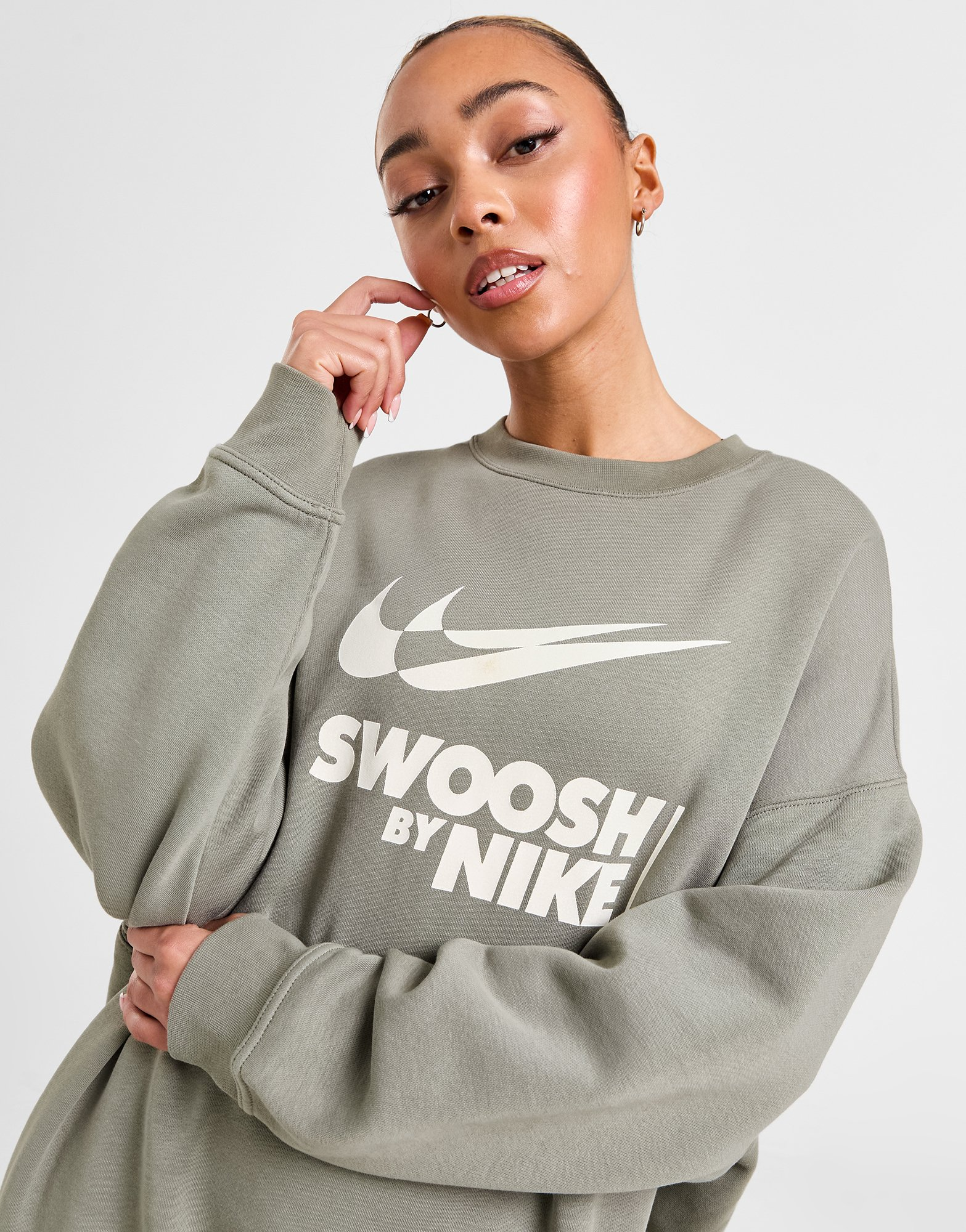 Nike Sweat Oversized Swoosh Femme