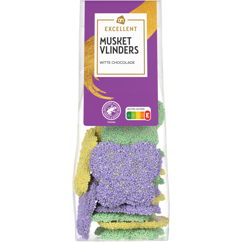 AH Excellent Musket vlinders witte chocolade