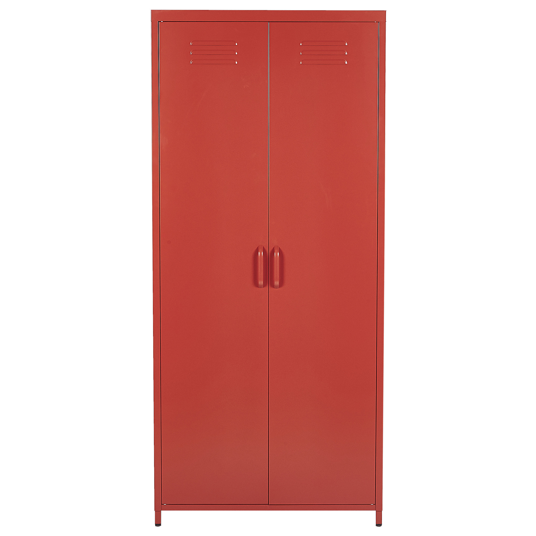 Beliani - VARNA - Kantoorkast - Rood - Staal
