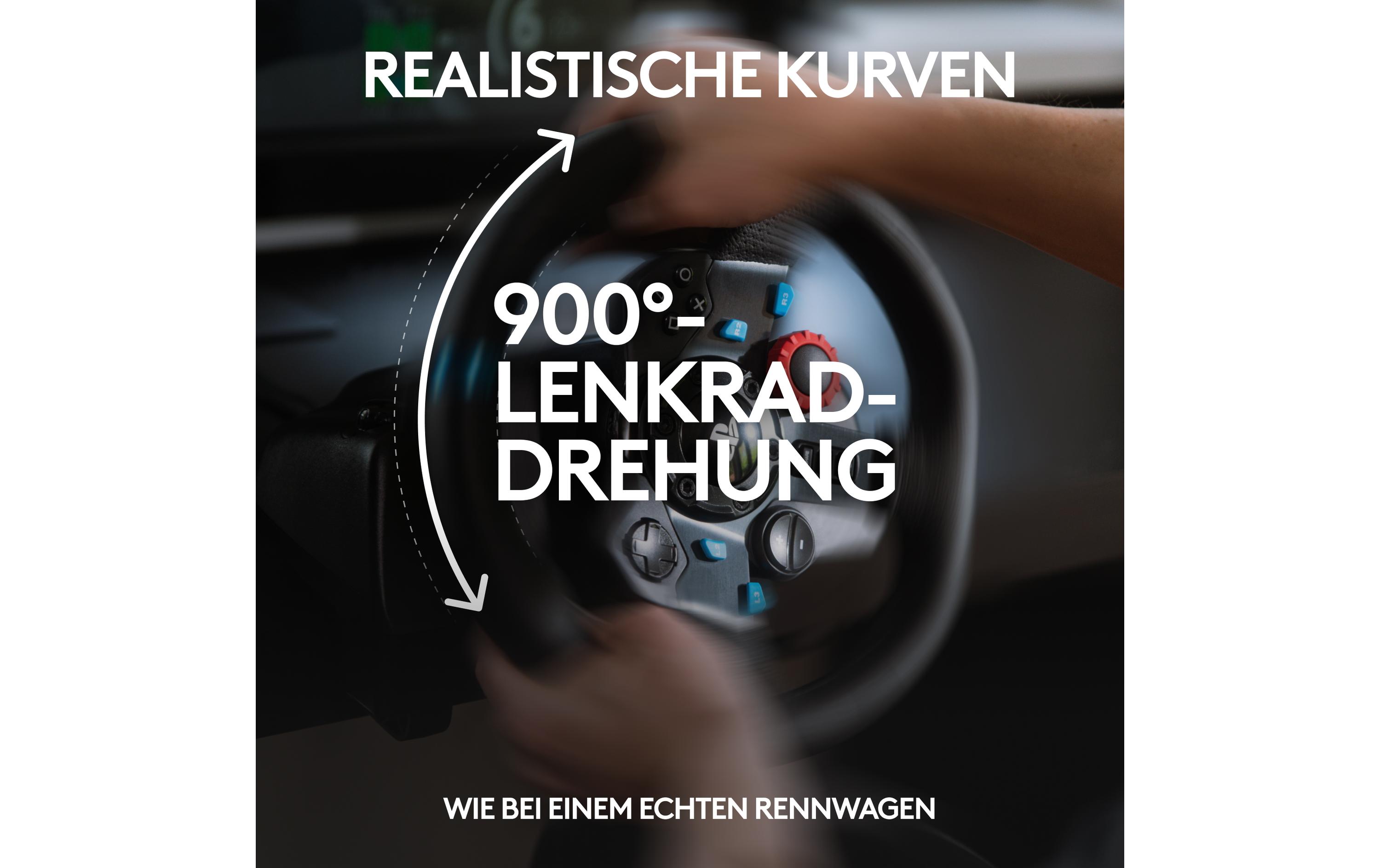 Lenkrad G29 Driving Force PS5 / PS4 / PS3 / PC<br>Rennlenkrad und Pedale für PS5, PS4, PS3 und PC