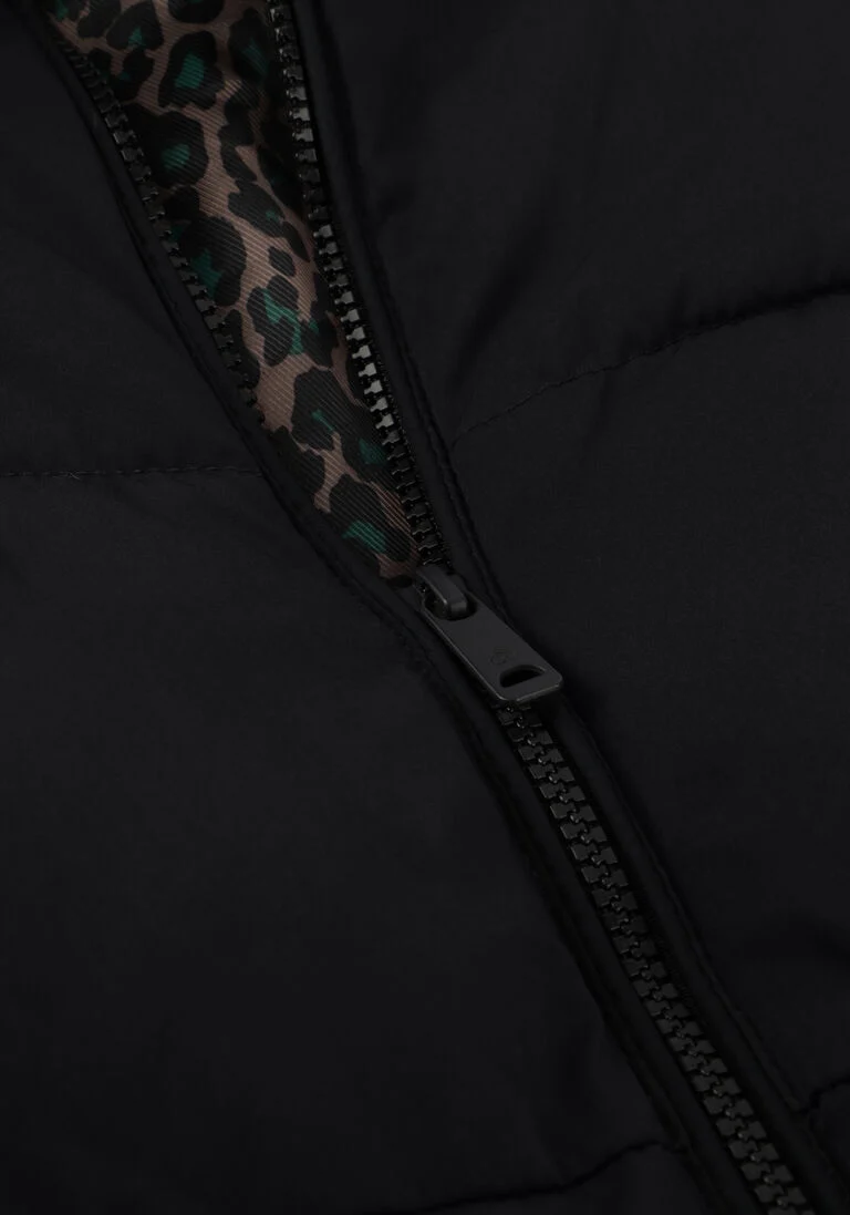 SCOTCH & SODA zwarte scotch & soda gewatteerde jas longer-length water-repellent puffer coat