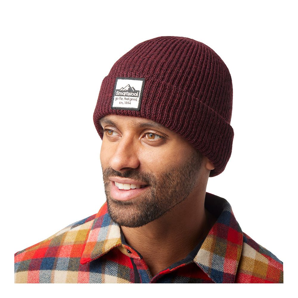 Smartwool PATCH - Bonnet black cherry heather