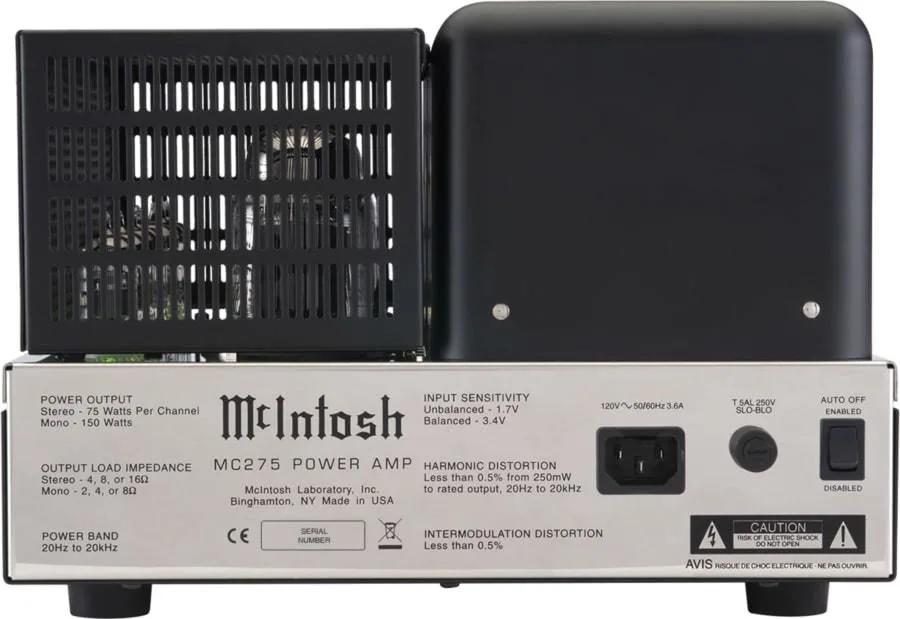 McIntosh MC275 V6 Amplis de puissance
