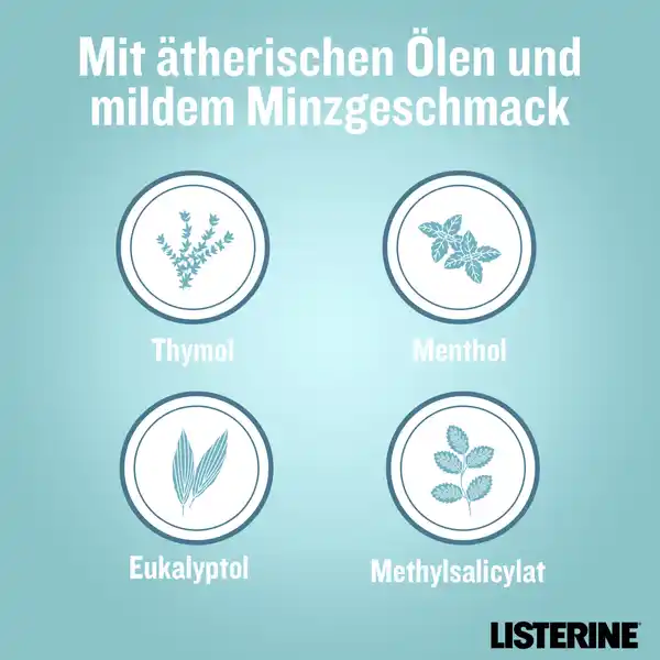 Mundspülung Cool Mint milder Geschmack