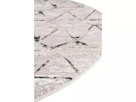Tapis 240x240 gris Davos Spice