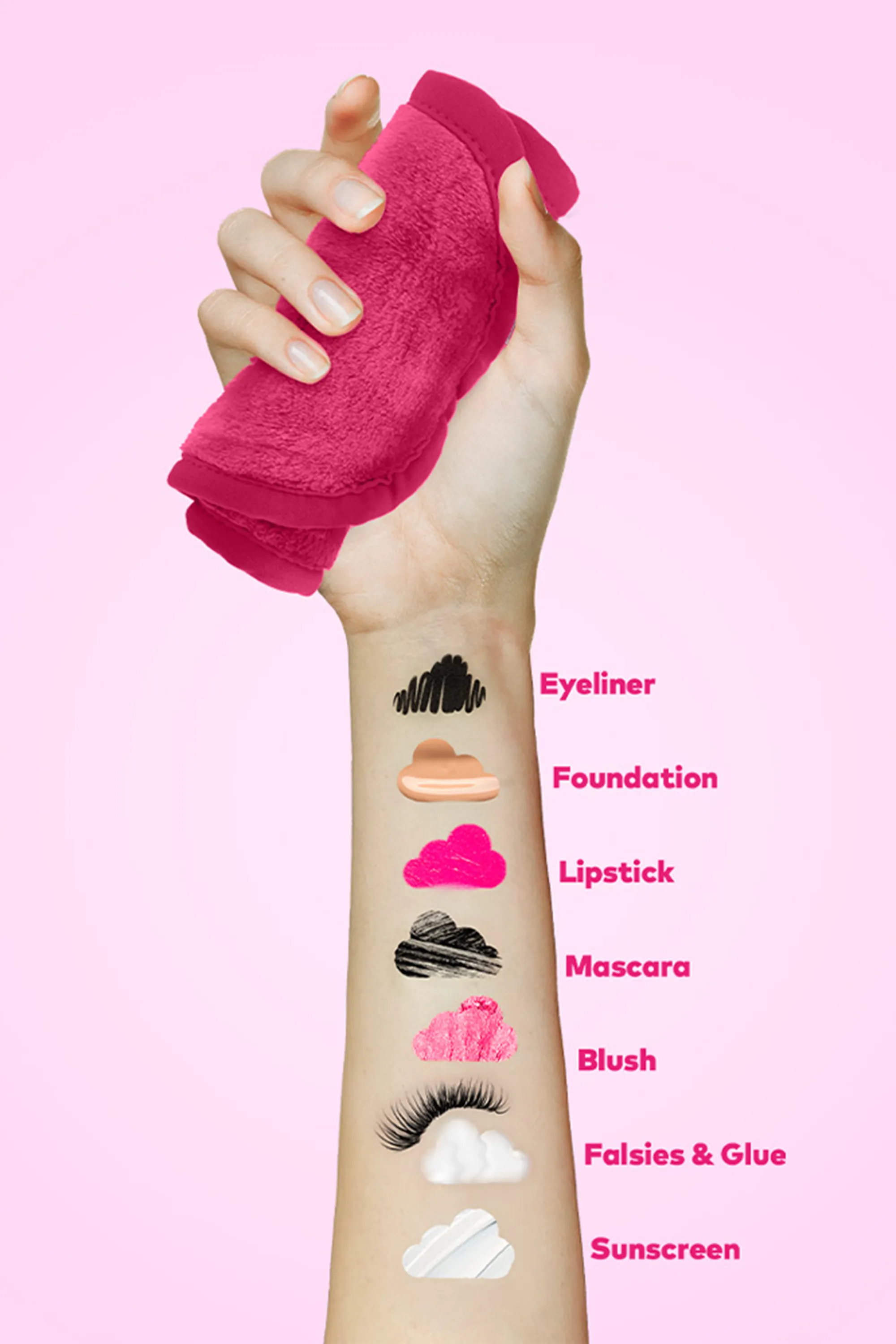 Makeup Eraser Kit 3 mini serviettes démaquillantes