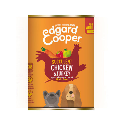 Edgard & Cooper Adult - Kip & Kalkoen - Blik