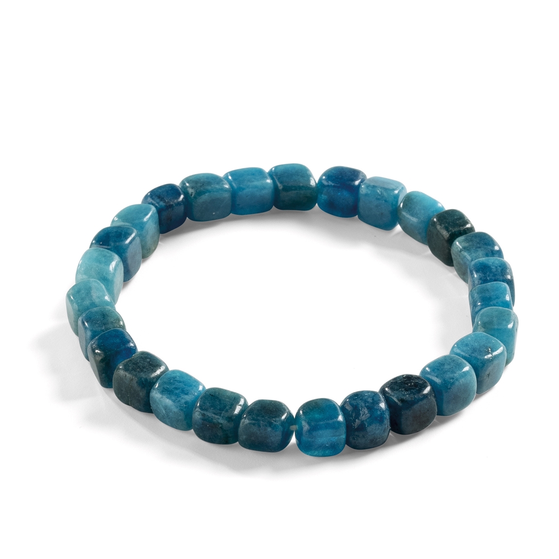 Bracelet extensible Quartz bleu
