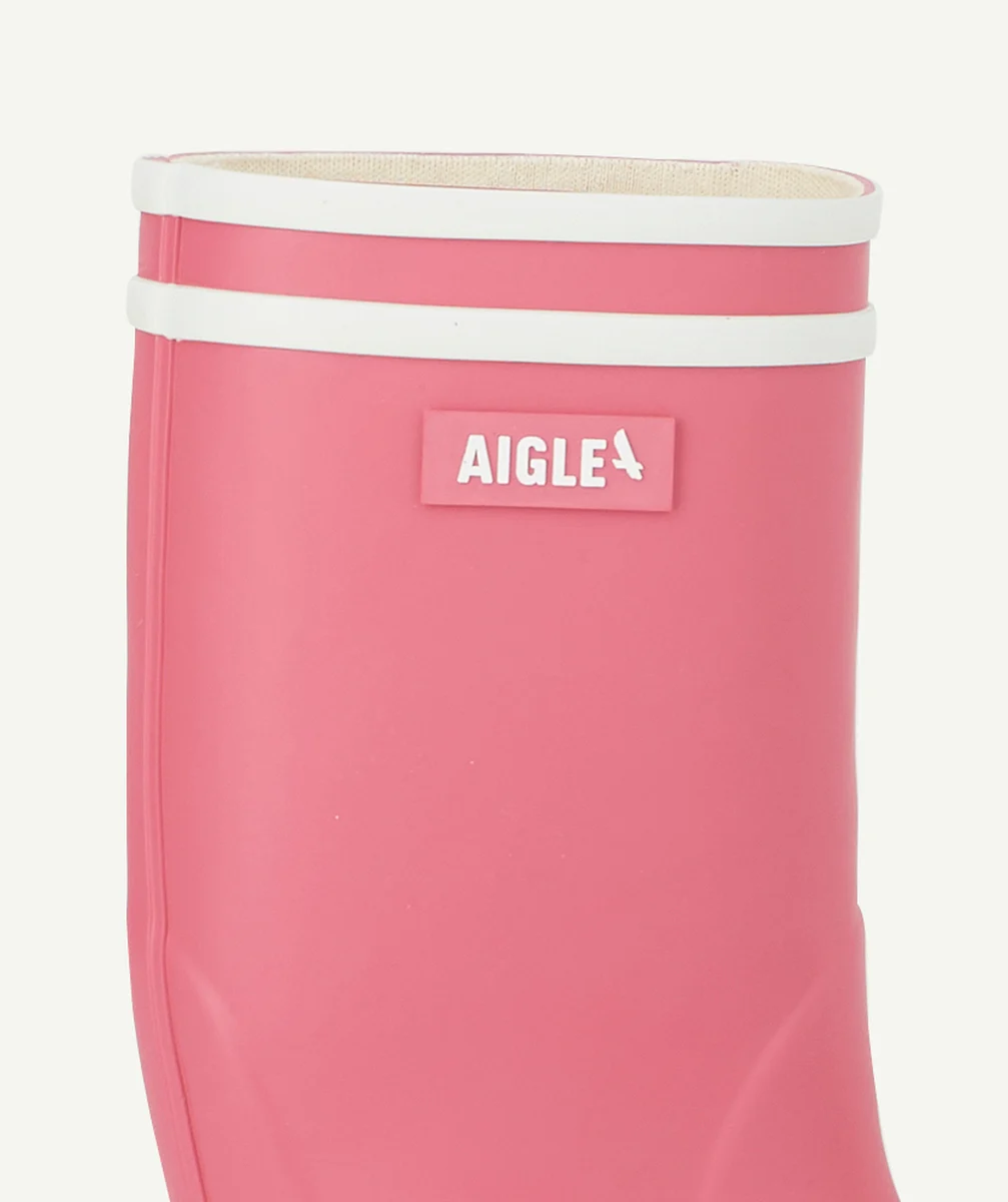AIGLELES BOTTES EN CAOUTCHOUC ROSE FILLE LOLLYPOP 2