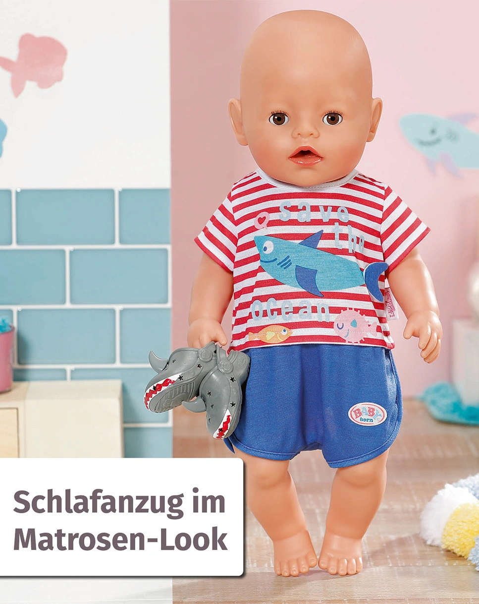 BABY born® Puppenkleidung BATH PYJAMAS & CLOGS (43cm)