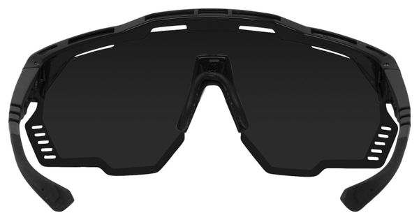 Scicon Sports Aeroshade Kunken Monogram Lunettes De Soleil De Performance Sportive (Scnpp Multimiror Silver/Luminosité Noire)