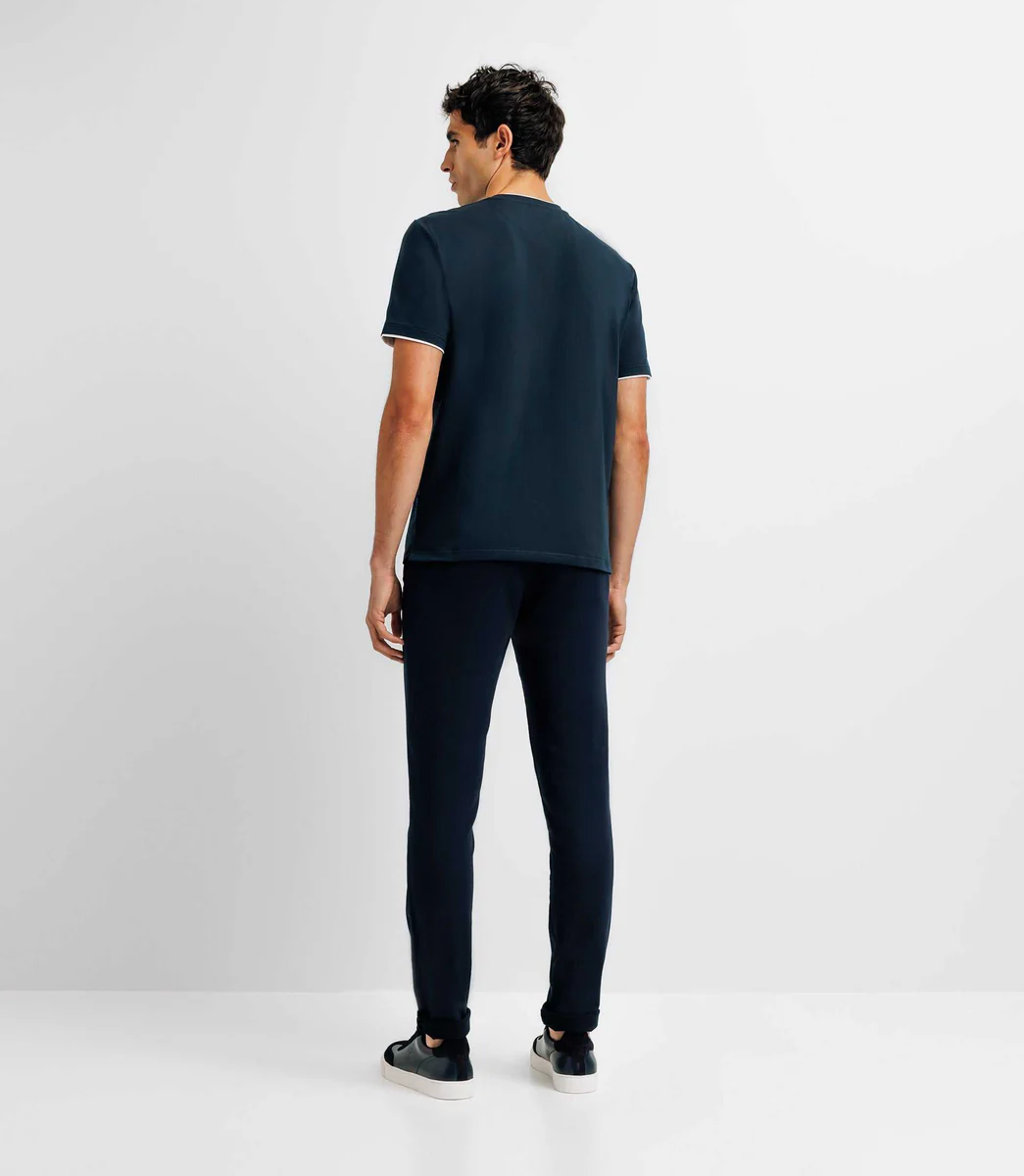 T-shirt avec patch marine