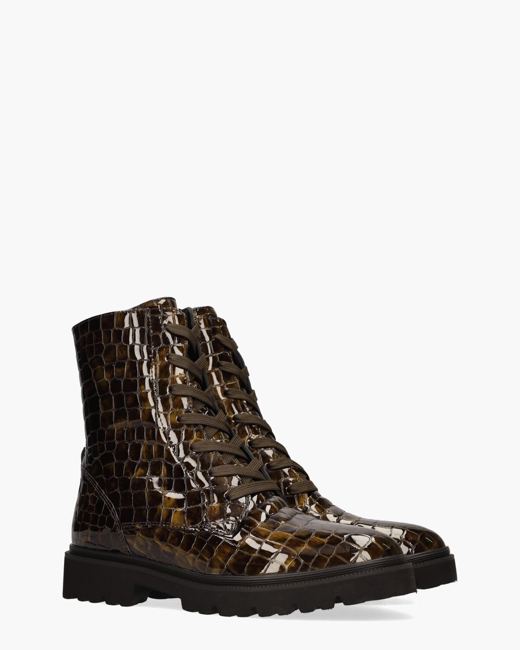 Rapid Soul Verine Bruin/Brons Dames Veterboots
