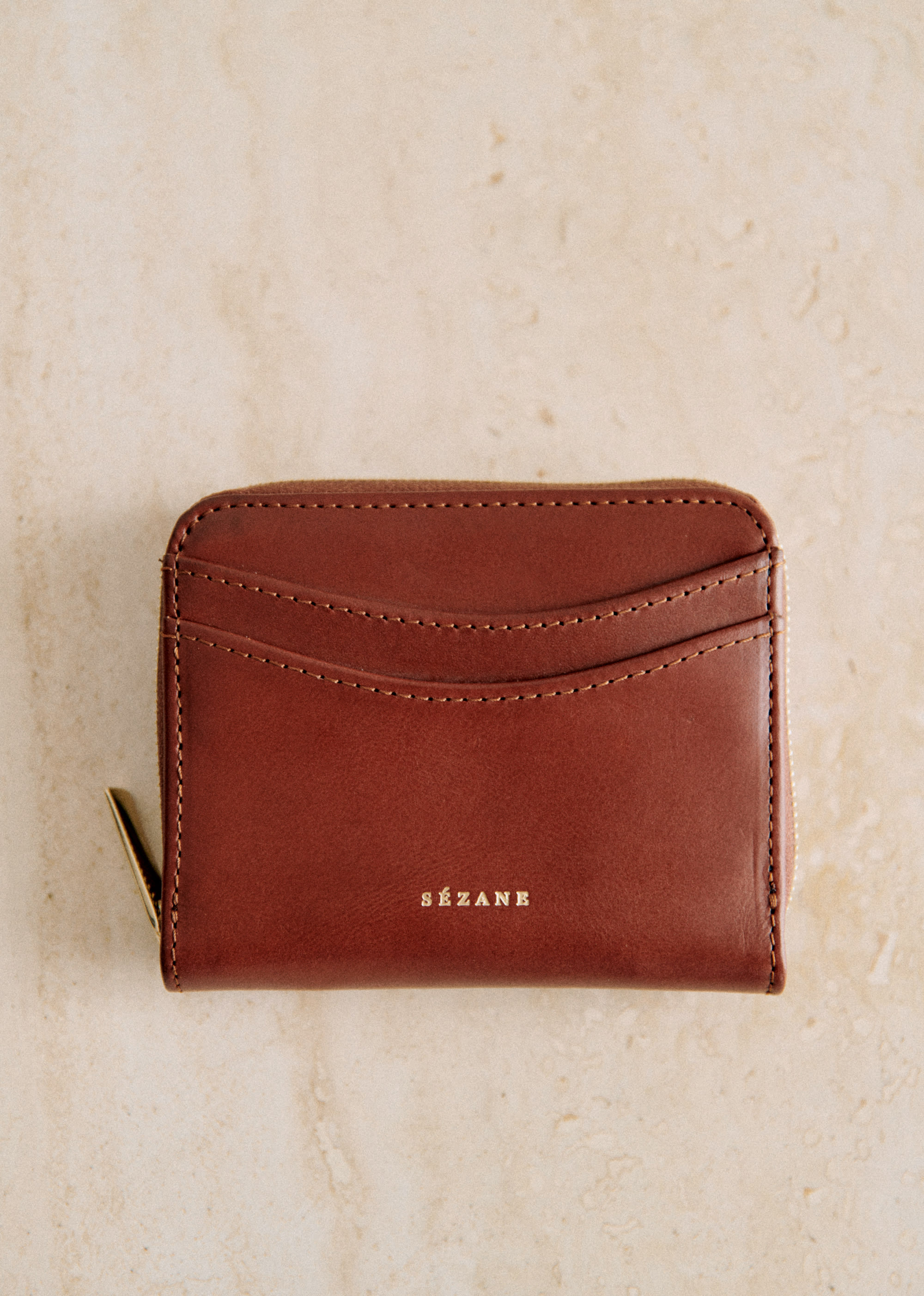 Portefeuille Petit Auguste - Cuir naturel héritage - SACS/NEW SACS Petite Maroquinerie 5906441