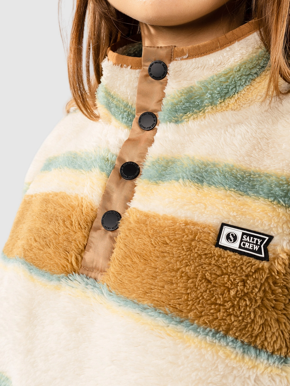 Salty Crew Calm Seas Zip Hoodie natural