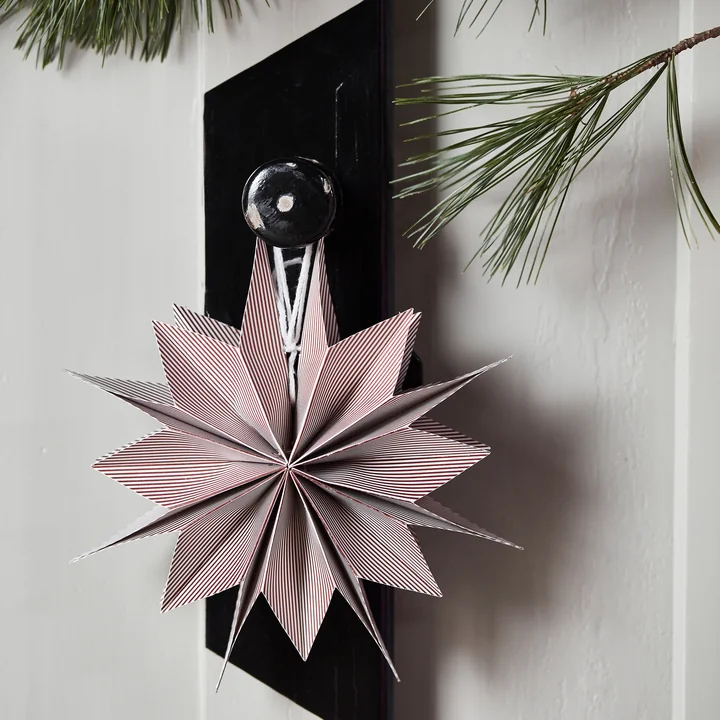 House Doctor - Capella Papier Weihnachtsstern, Ø 30 cm, natur