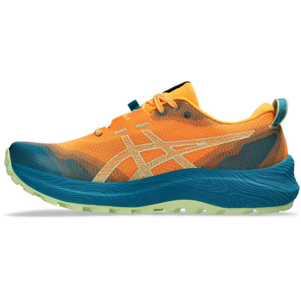 Chaussure trail ASICS GEL-TRABUCO 12 STADIUM ORANGE/COOL MATCHA