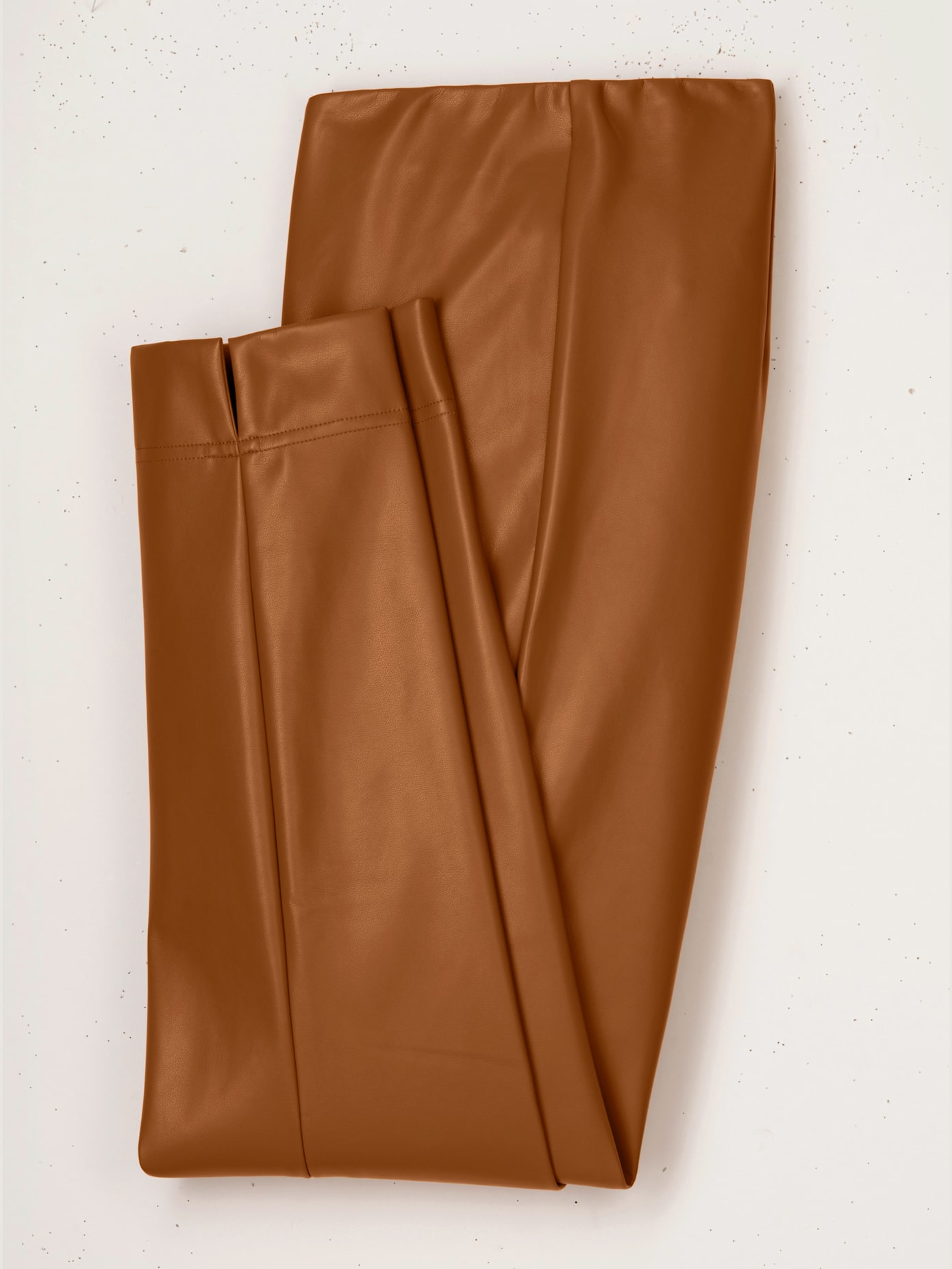 Pantalon en synthétique imitation cuir souple