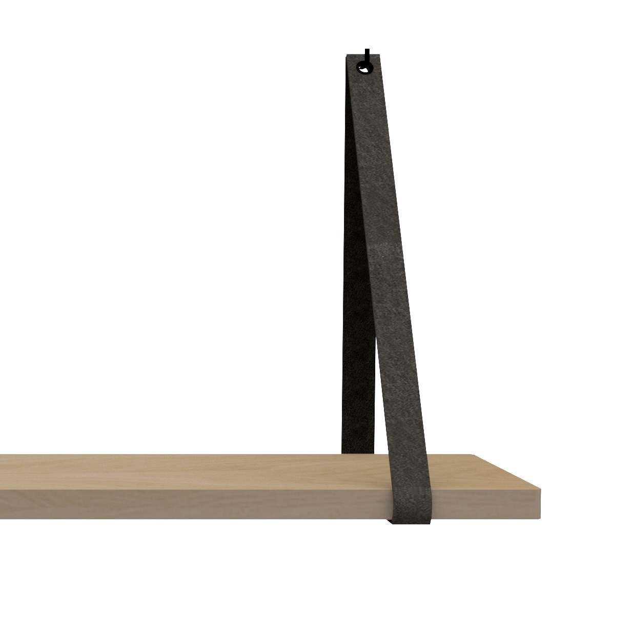 Leren plankdragers - V GREY