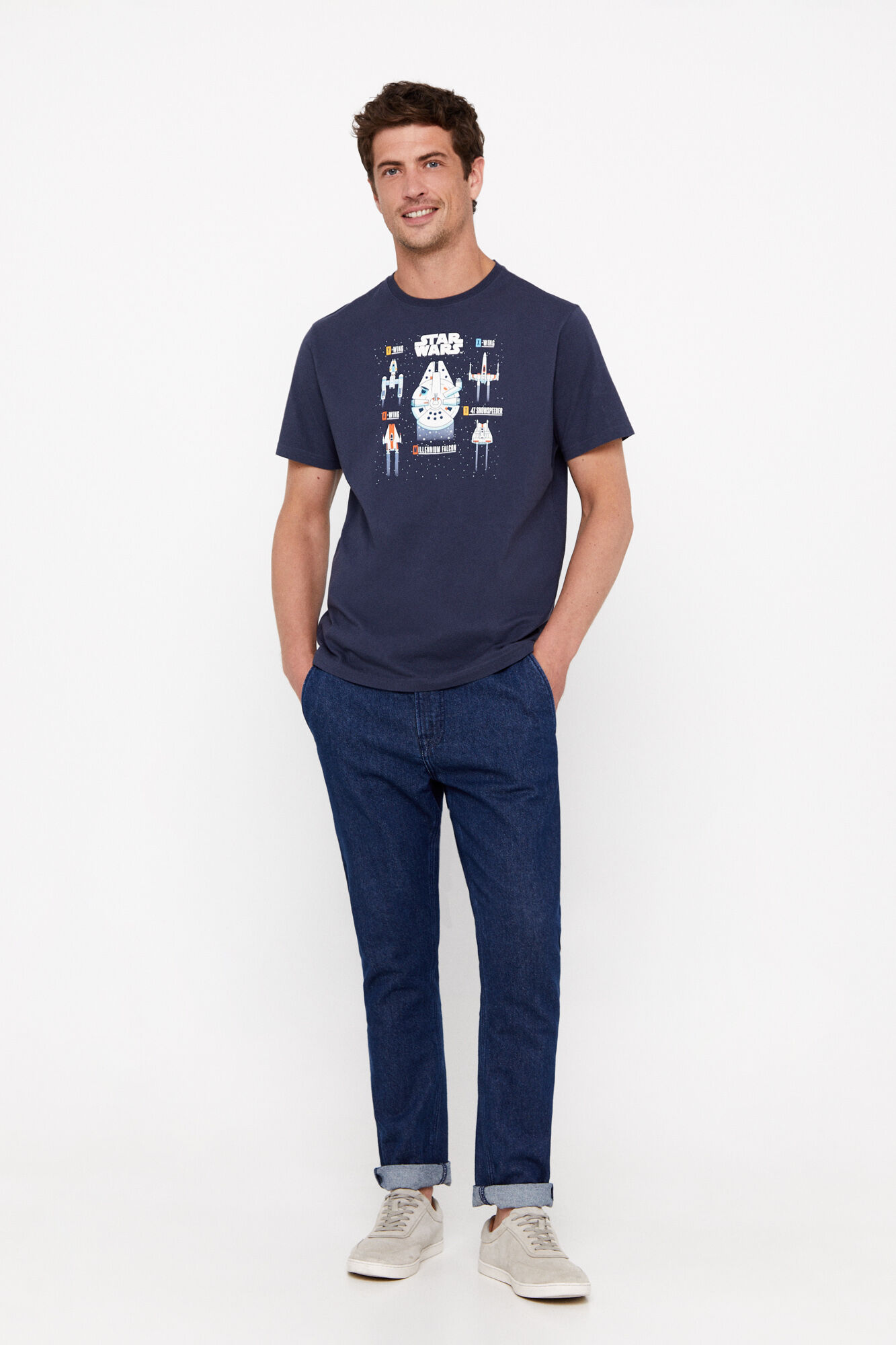 Camiseta com estampa Star Wars® - Azul