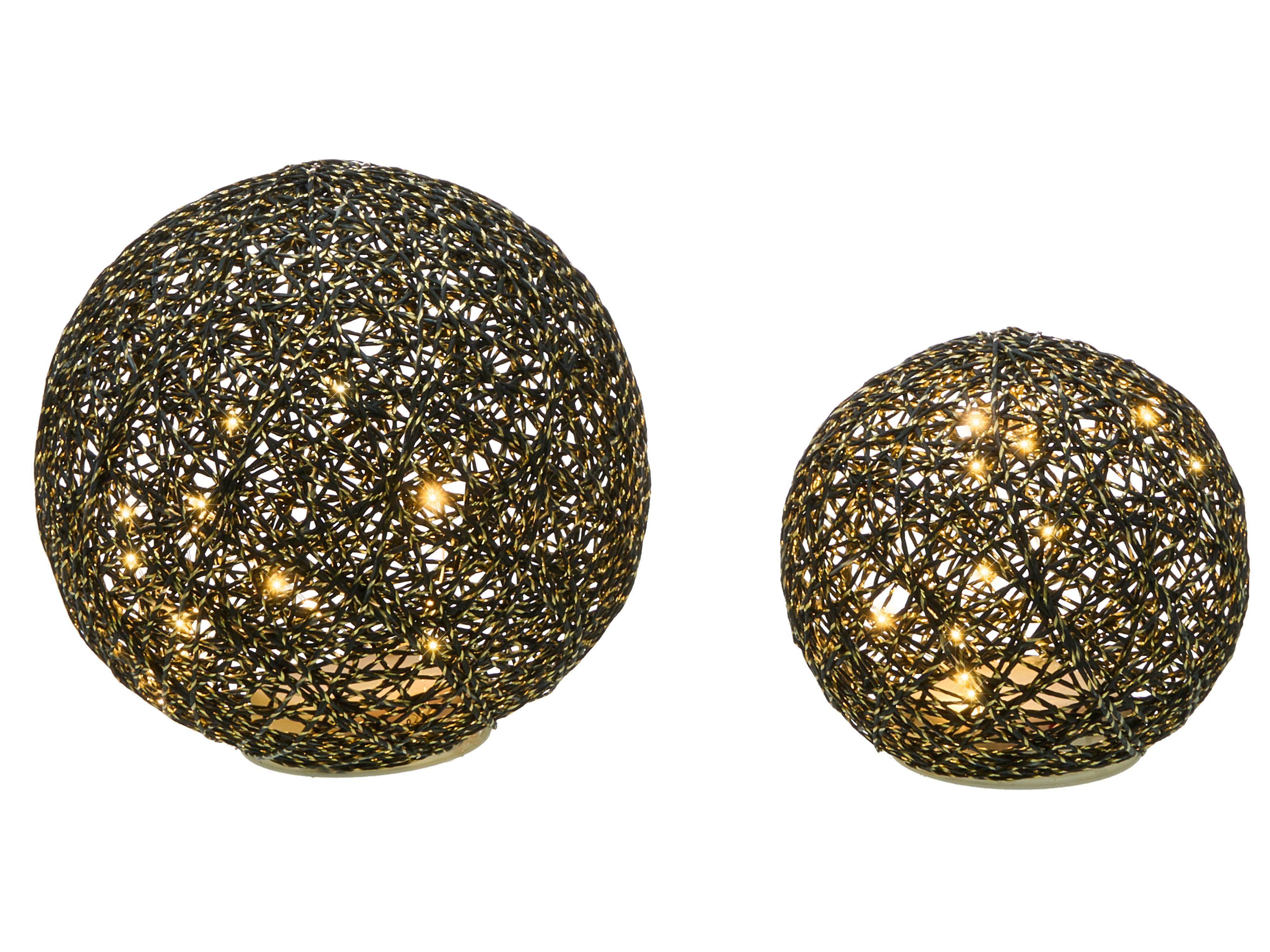 Kerstdecoratie BOLMEN Kerstbal 15/20 cm Zwart