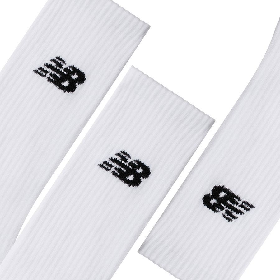 New Balance Chaussettes Everyday Crew Pack de 3 - Blanc