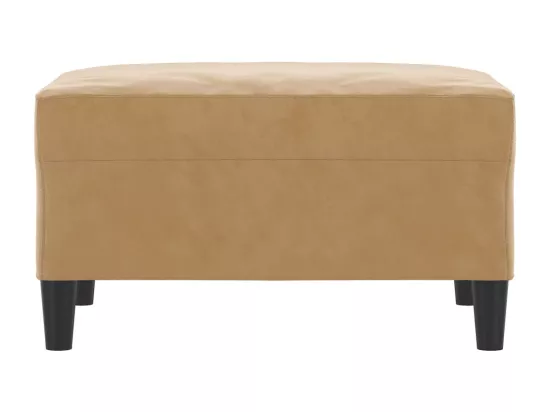 Repose-pied Marron 70x55x41 cm Velours