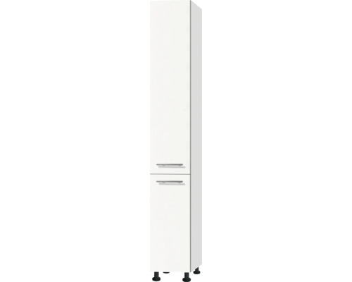 Optifit pantrykast Bengt932 BxDxH 30x58,4x211,8 cm wit mat gedemonteerd scharnier omkeerbaar (links of rechts te monteren)