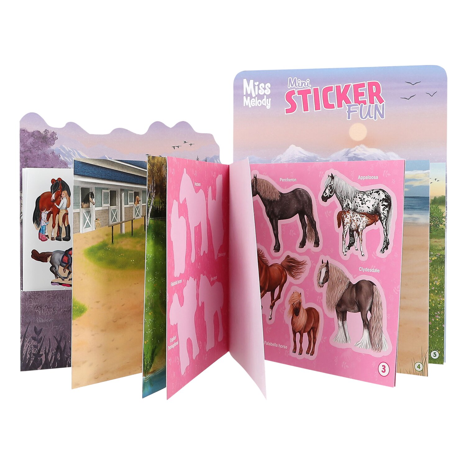 Miss Melody Mini Sticker-Fun-Buch