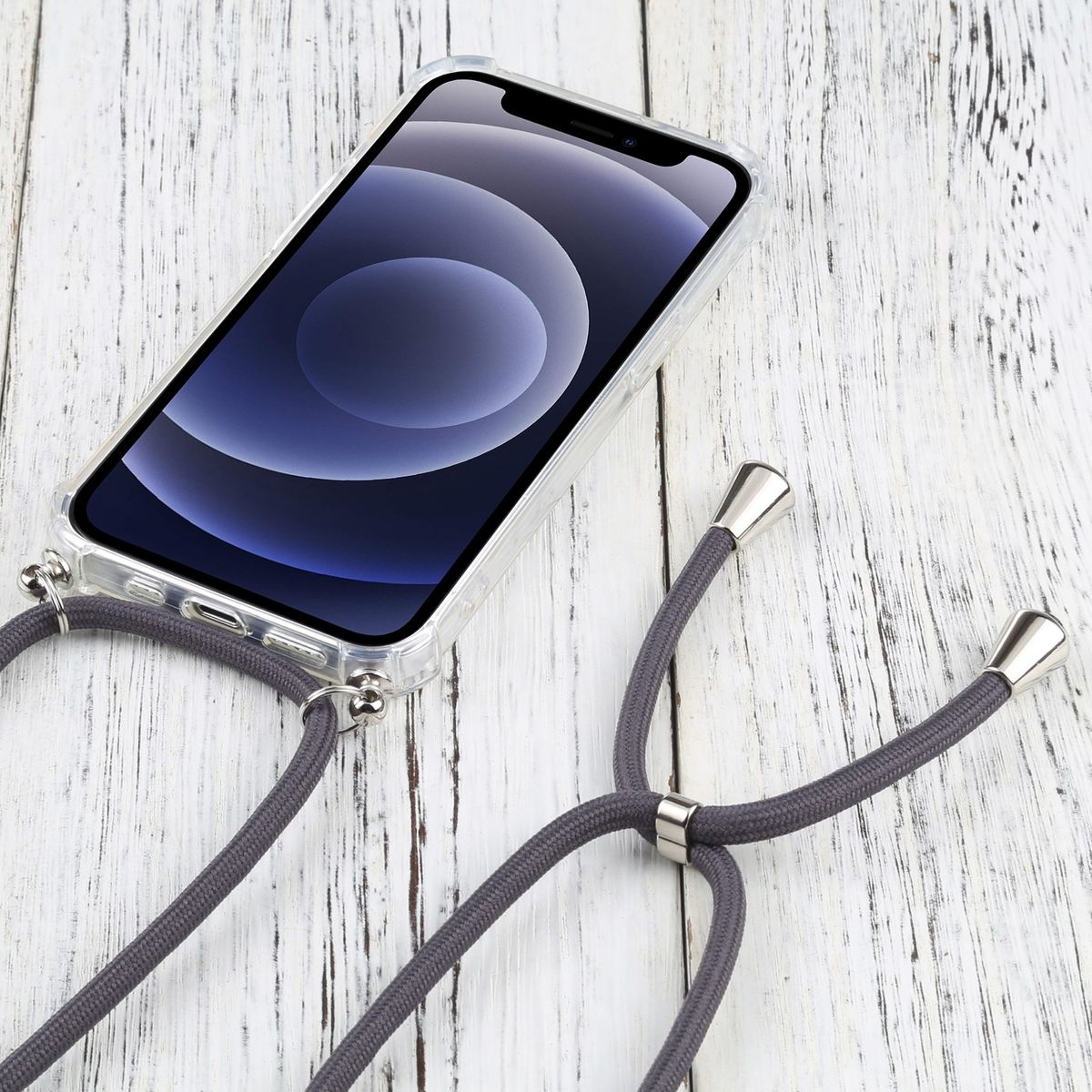 Hülle Handy Schutz für Apple iPhone 13 Case Cover Tasche Etuis Bumper Grau Neu