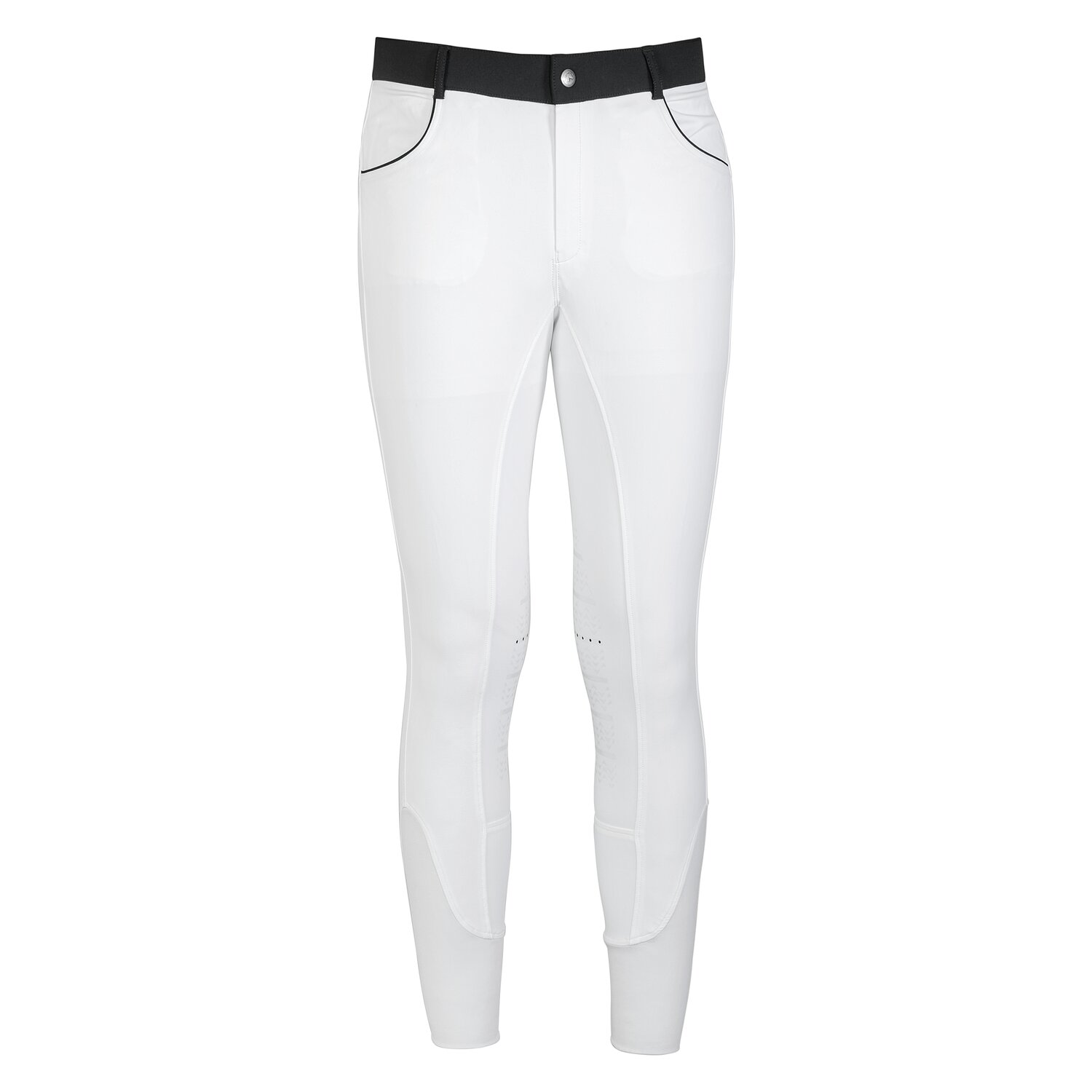 black forest Grip-Kniebesatz-Reithose  - weiß