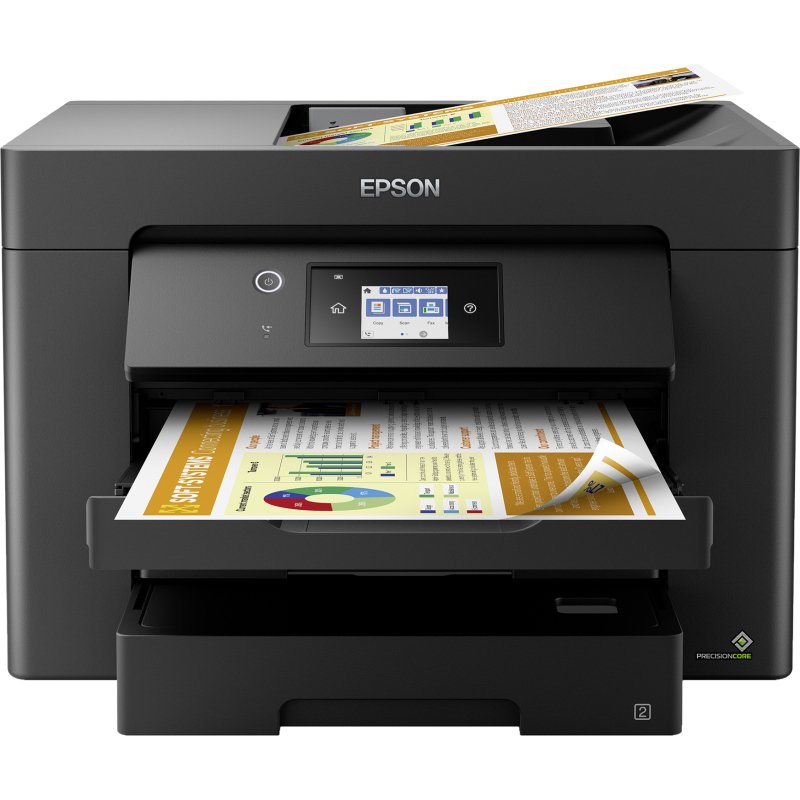 Epson WF-7830DTWF Imprimante multifonction 4 en 1 jet d'encre A3 couleur Wifi Workforce