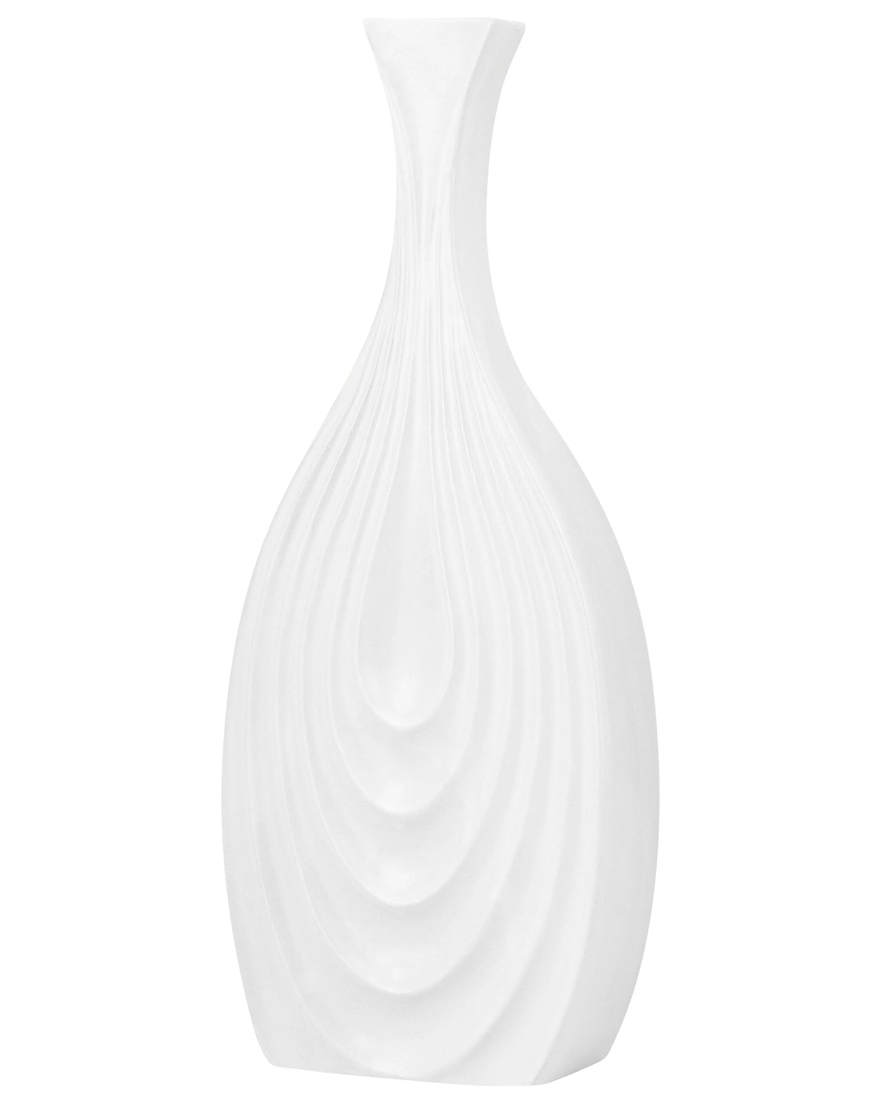 Decoratieve vaas THAPSUS Keramiek 39 cm Wit