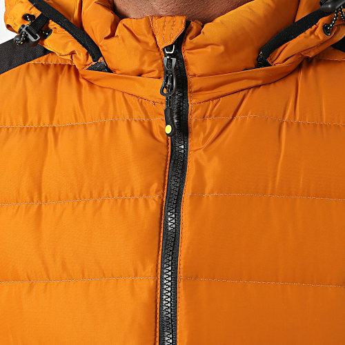 Doudoune Capuche Sans Manches 1206 Orange