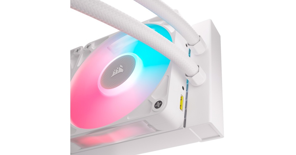 CorsairiCUE LINK TITAN 360 RX LCD RGB waterkoeling  (Wit, 4-pins PWM fan-connector)