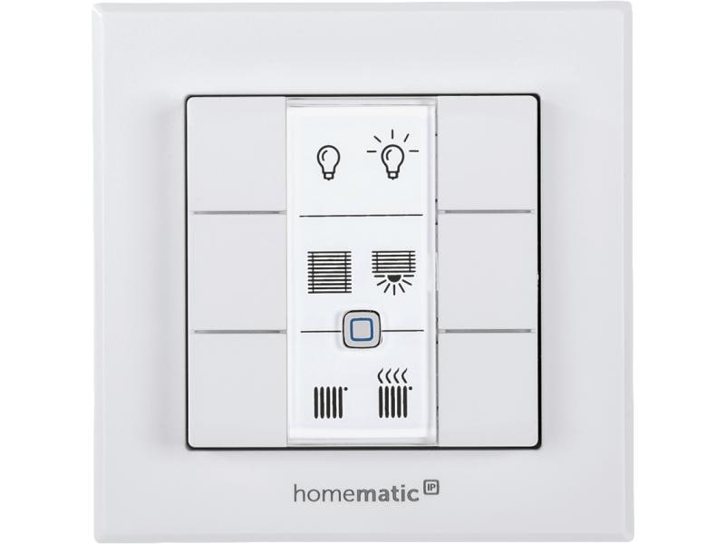 Homematic IP Smart Home Funk-Wandsender 6-fach Smart Home Wandtaster – HmIP-WRC6