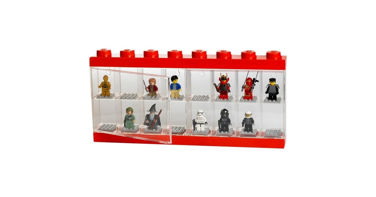 Room CopenhagenLEGO Minifiguren Display Case 16 Rood opbergdoos  (Rood)