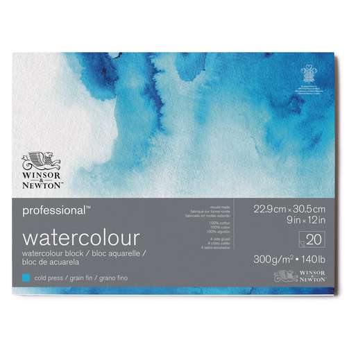 WINSOR & NEWTON™ 100% Baumwolle Aquarellkarton Professional