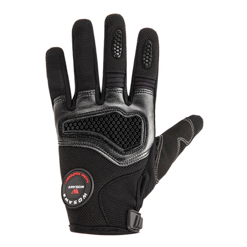 (1 Paar) Gr. M Kapazitive Touch Velo Fahrrad Outdoor Handschuhe - Schwarz