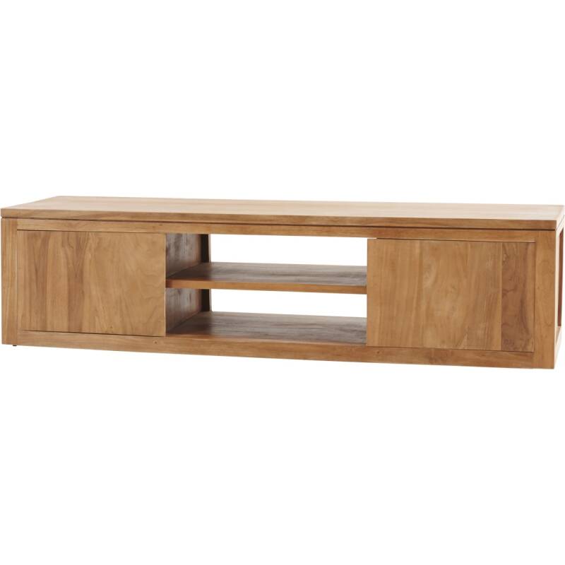 Meuble TV Basil en teck L 140 cm