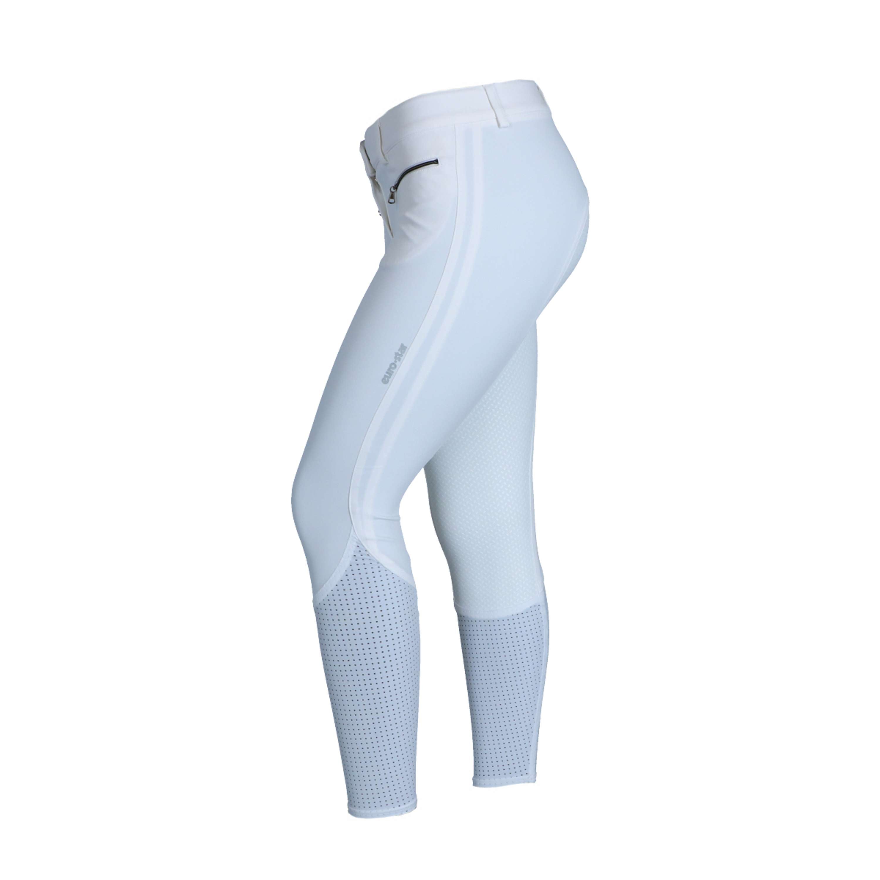 Euro-Star Rijbroek Airflow Full Grip Wit