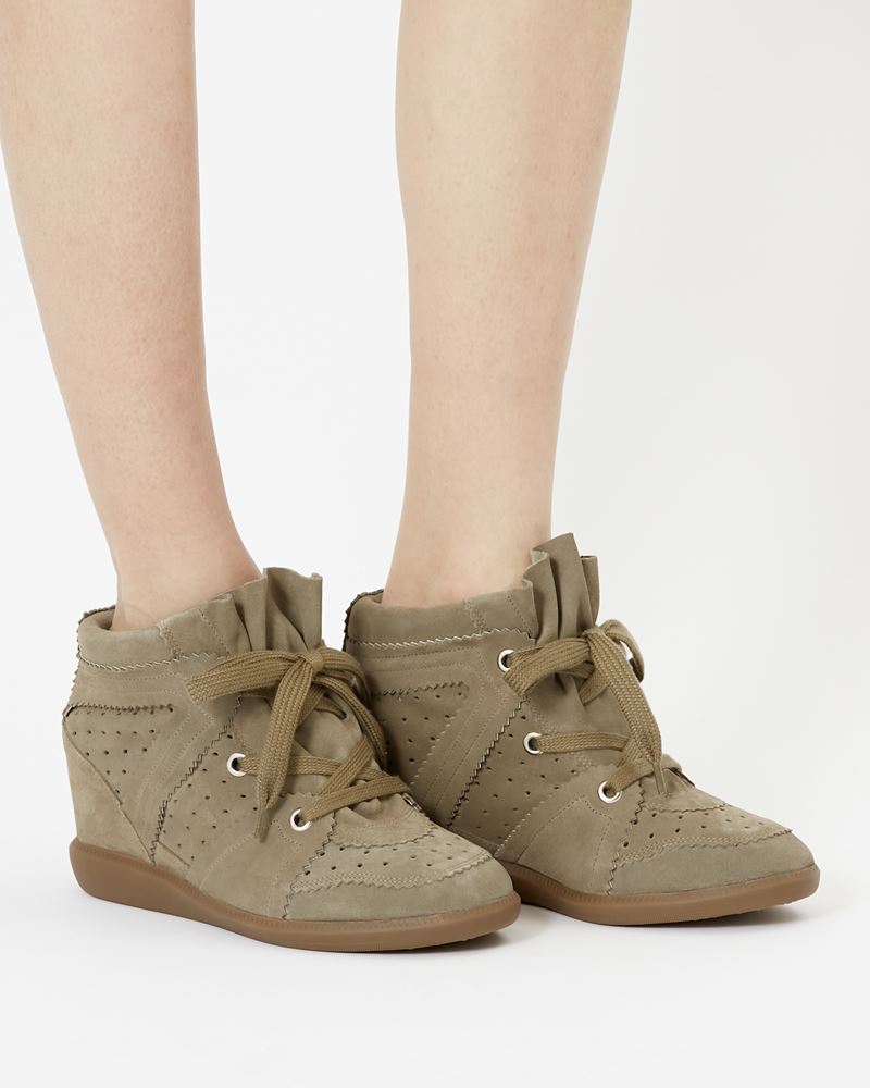 BASKETS EN CUIR BOBBY