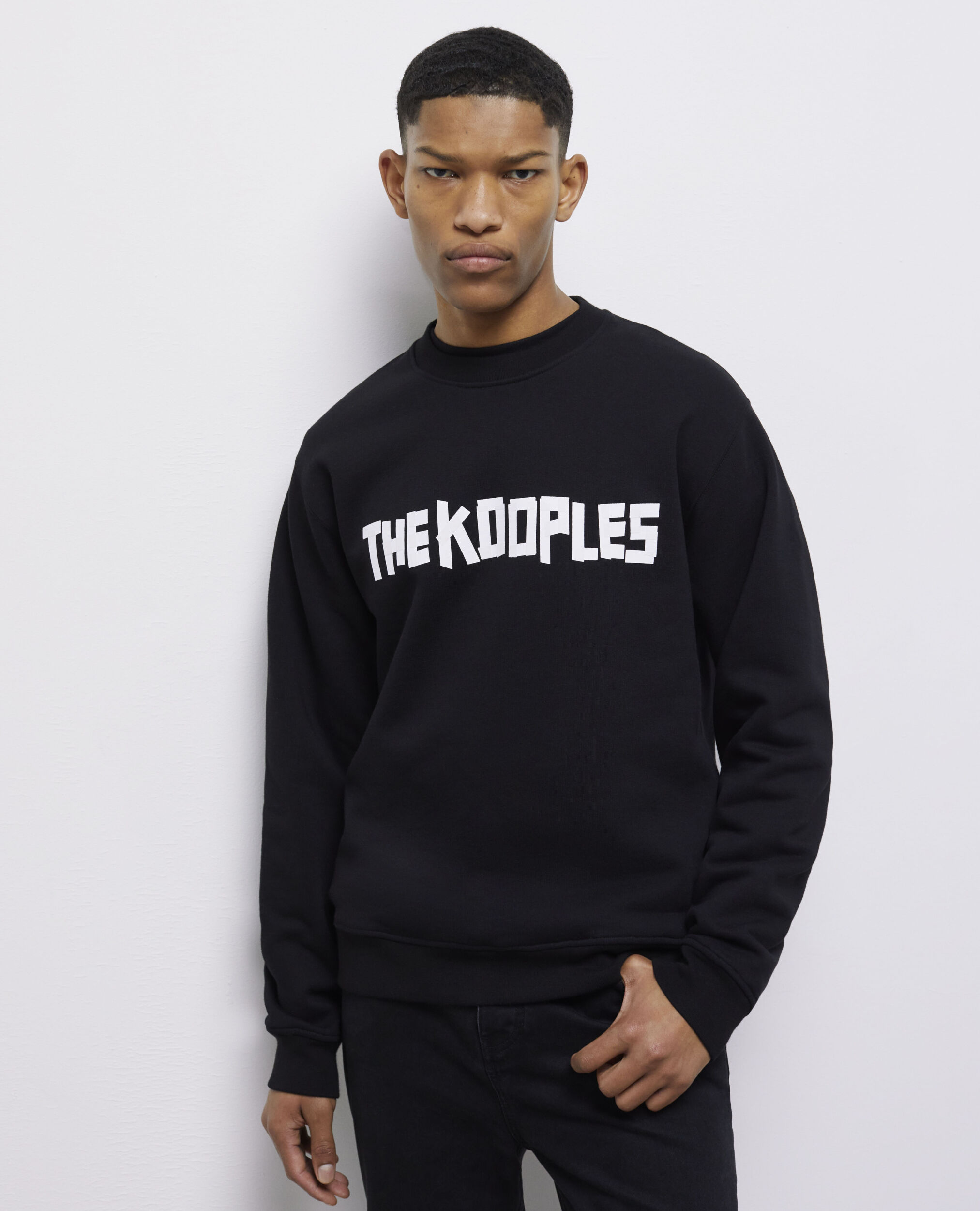 Sweatshirt logo The Kooples noir