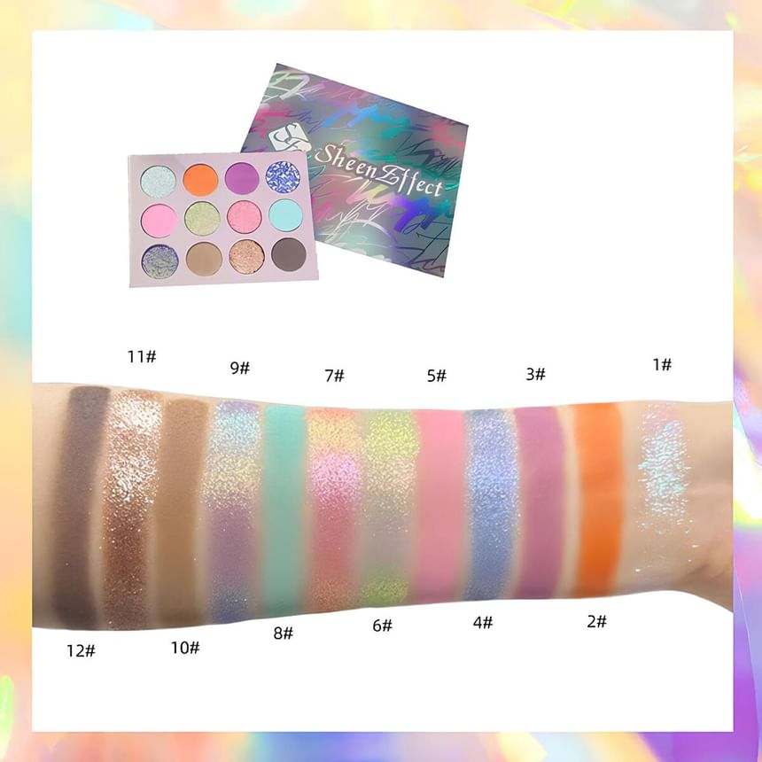 SheenEffect - Secret Love Diary 12 kleuren Chameleon oogschaduwpalet